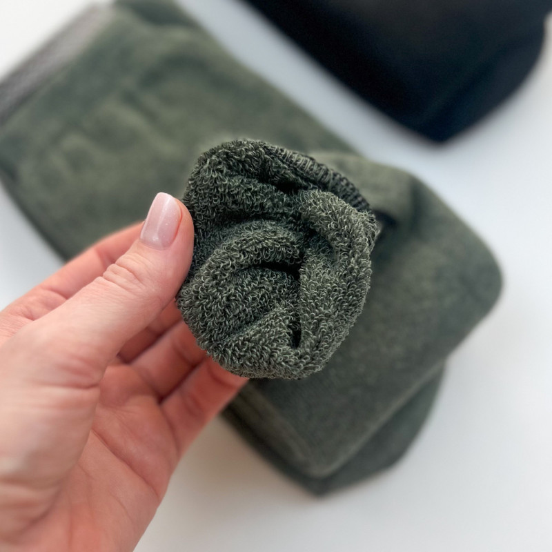 Гольфи чоловічі махрові Тризуб Style Luxe Оливковий