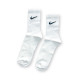 Високі спортивні шкарпетки теніс з махровою стопою білі NK 35-38