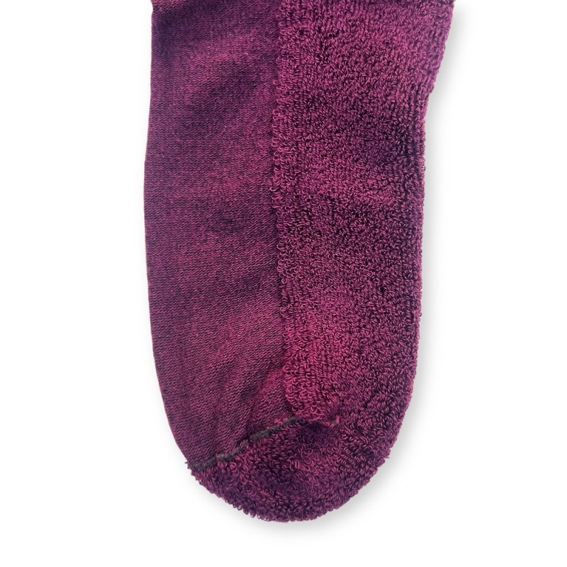 Короткі жіночі термо шкарпетки з махровою стопою Super Socks Баклажан