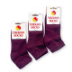 Короткі жіночі термо шкарпетки з махровою стопою Super Socks Баклажан