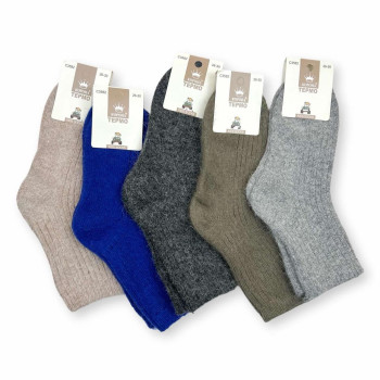 Дитячі ангорові шкарпетки Корона, комлект 5 пар, розмір 21-25, Колір 1