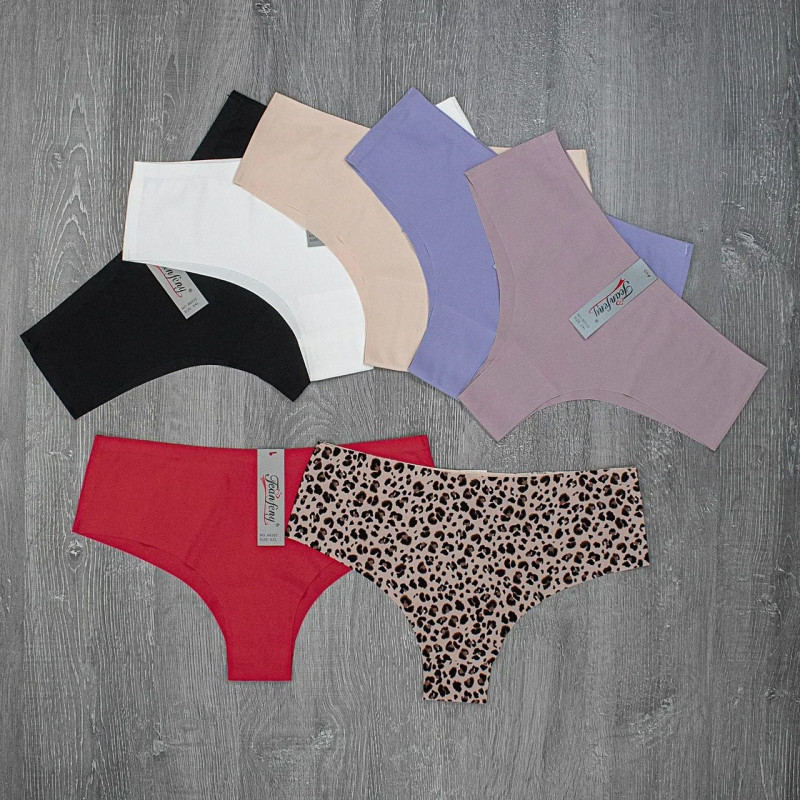 Гладкі безшовні трусики бразиліана Jeanfeny 2XL