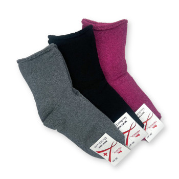 Шкарпетки жіночі зимові махрові без гумки асорті Житомир упаковка 12 пар