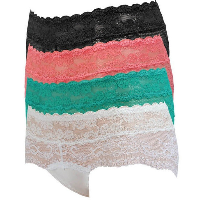Жіночі труси-шортики з мереживом Indena S