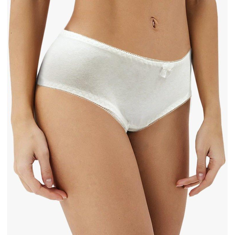 Бавовняні жіночі труси з мереживом ззаду Indena L