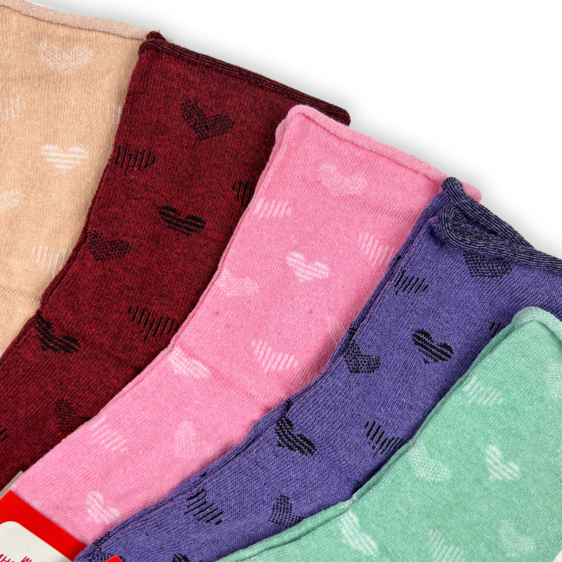 Жіночі медичні бавовняні шкарпетки без гумки середні Medical Effect, 90% бавовна, розмір 36–40, упаковка 12 пар, Україна