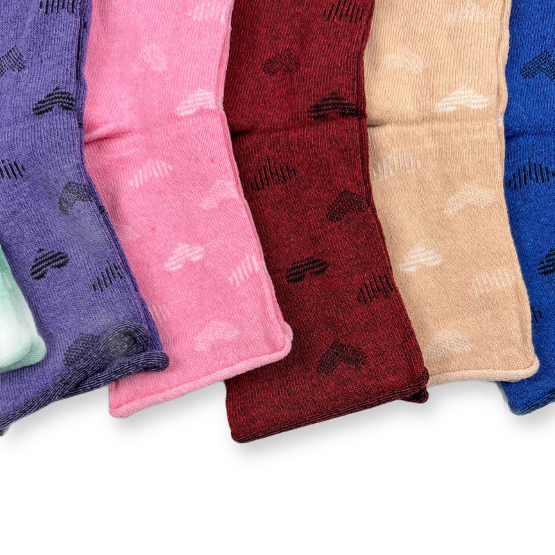 Жіночі медичні бавовняні шкарпетки без гумки середні Medical Effect, 90% бавовна, розмір 36–40, упаковка 12 пар, Україна