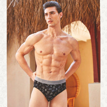 Плавки бавовняні чоловічі з широкою резинкою Berrak Туреччина S