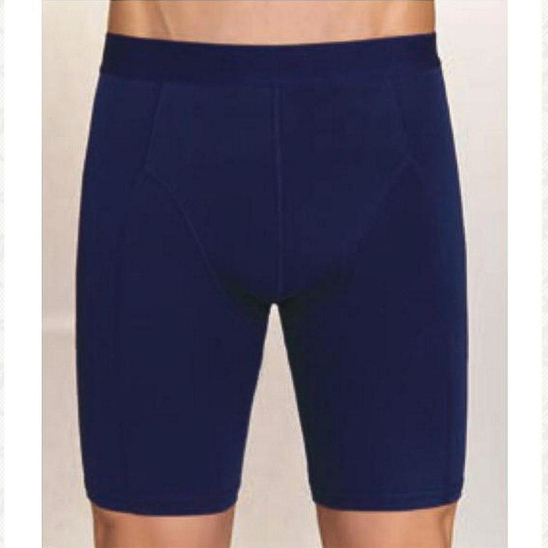 Чоловічі подовжені бавовняні труси боксери Berrak Туреччина Чорний XXL