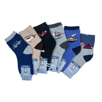 Дитячі махрові бавовняні шкарпетки Корона 25-30