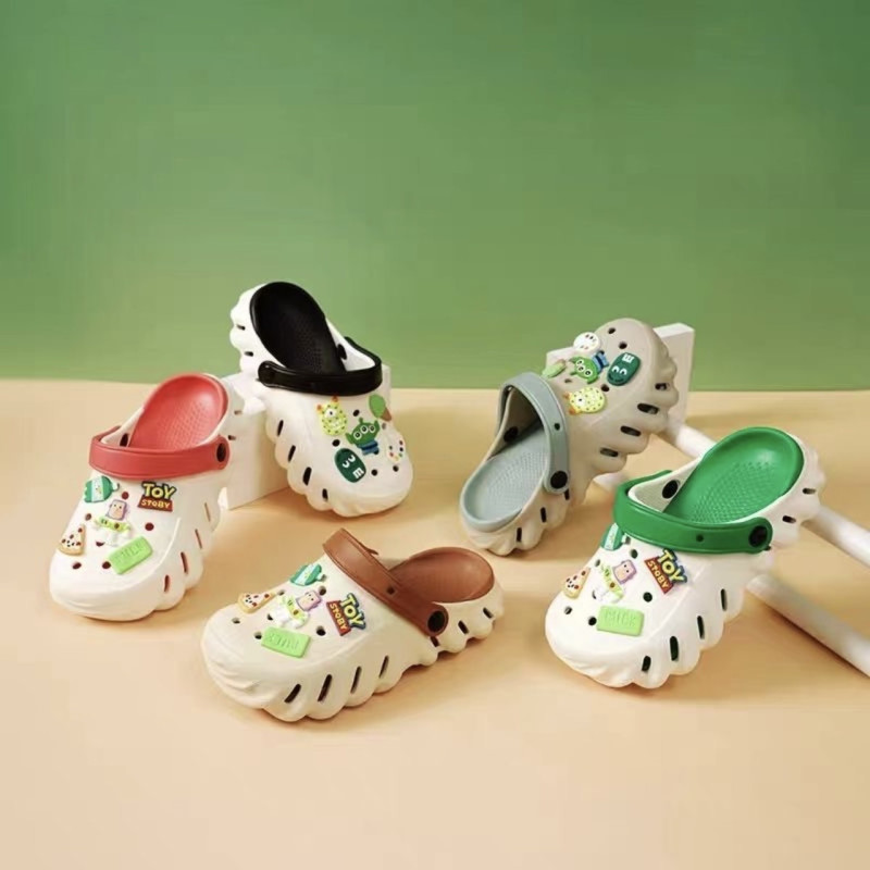 Крокси гумові дитячі на пінній підошві EVA (коричневий) 28-29