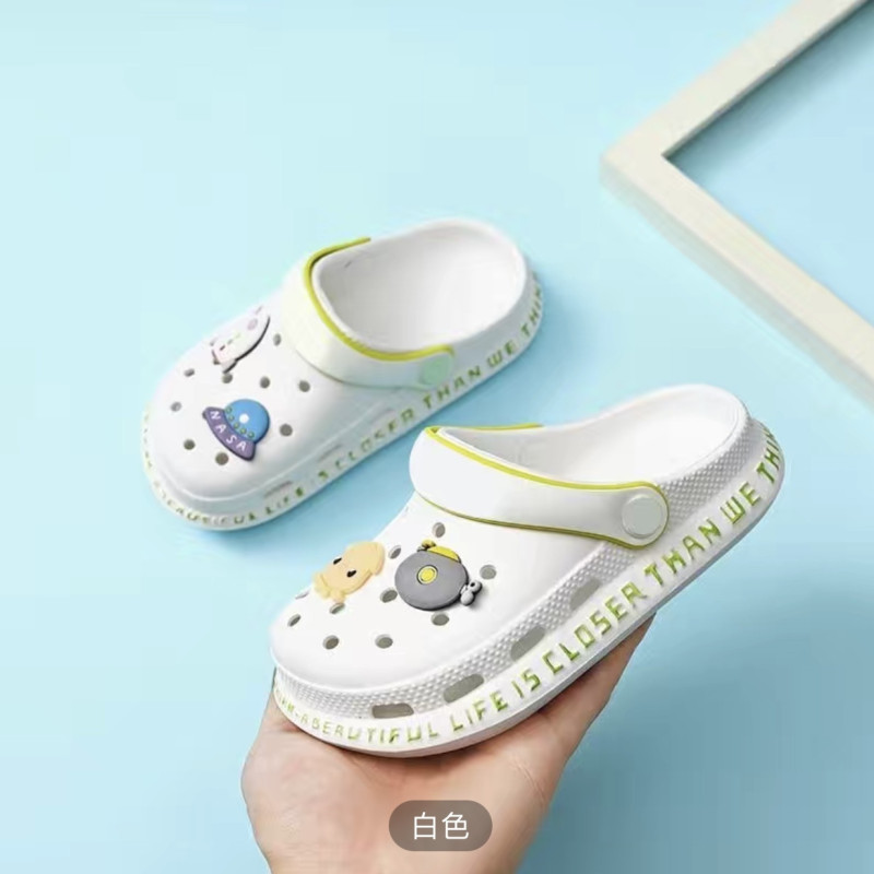 Крокси гумові дитячі на пінній підошві EVA (білий) 22-23