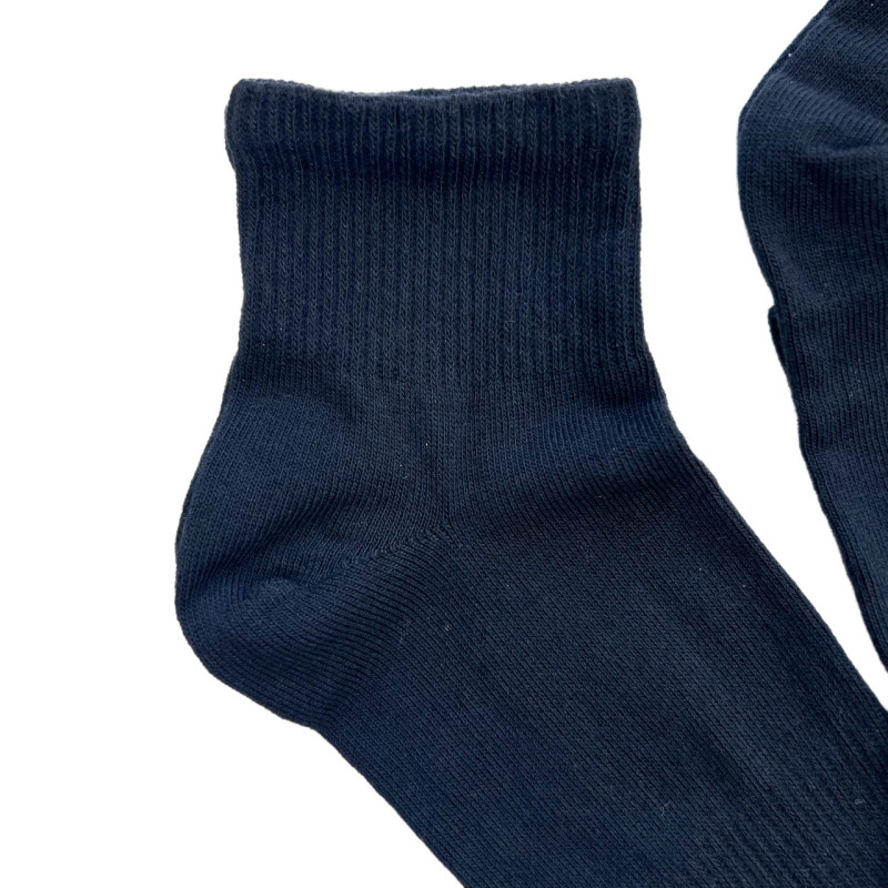 Укорочені чоловічі бавовняні шкарпетки Krokus (чорні) 39-42