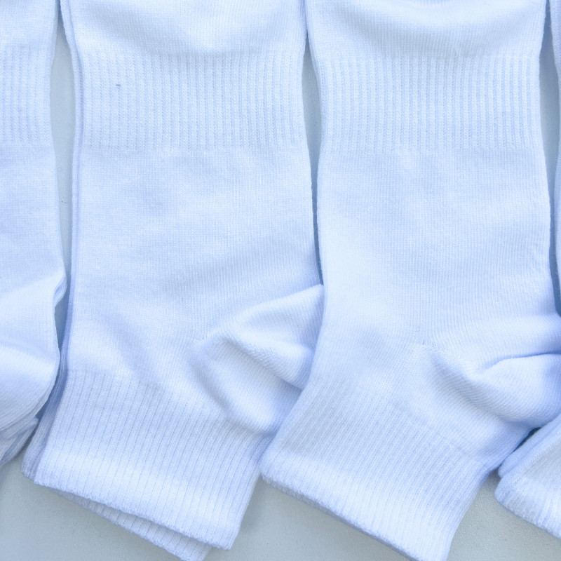 Укорочені чоловічі бавовняні шкарпетки Krokus (білі) 39-42