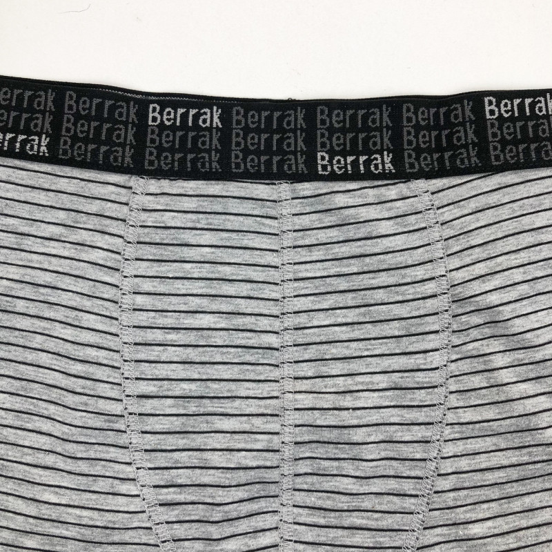Чоловічі бавовняні труси боксери з широкою резинкою Berrak Турція S