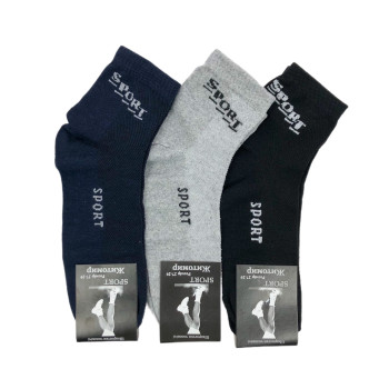 Чоловічі бавовняні середні шкарпетки з сіткою Sport Житомир 25-27