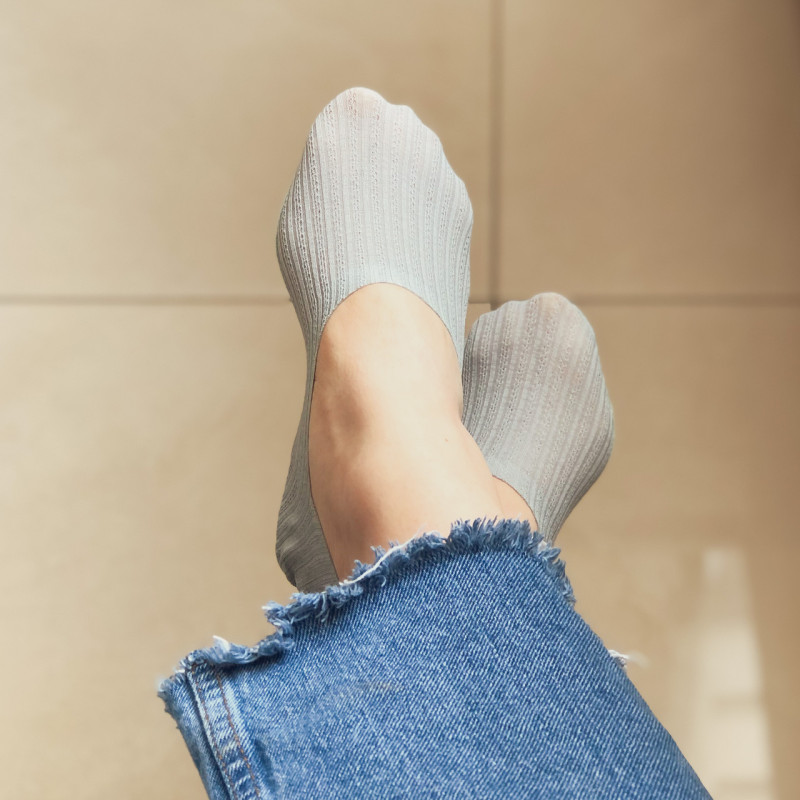 Жіночі бамбукові сліди з перфорацією нековзаючі Rehe 35-37