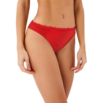 Жіночі бавовняні труси з декоративним мереживом Indena S