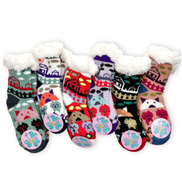 Дитячі теплі домашні хутряні шкарпетки з тормозами 28-31