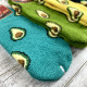 Дитячі м'які плюшеві шкарпетки з авокадо Корона 21-26