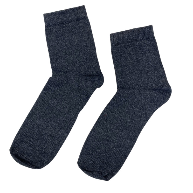 Чоловічі однотонні бавовняні шкарпетки середньої висоти Krokus 39-42