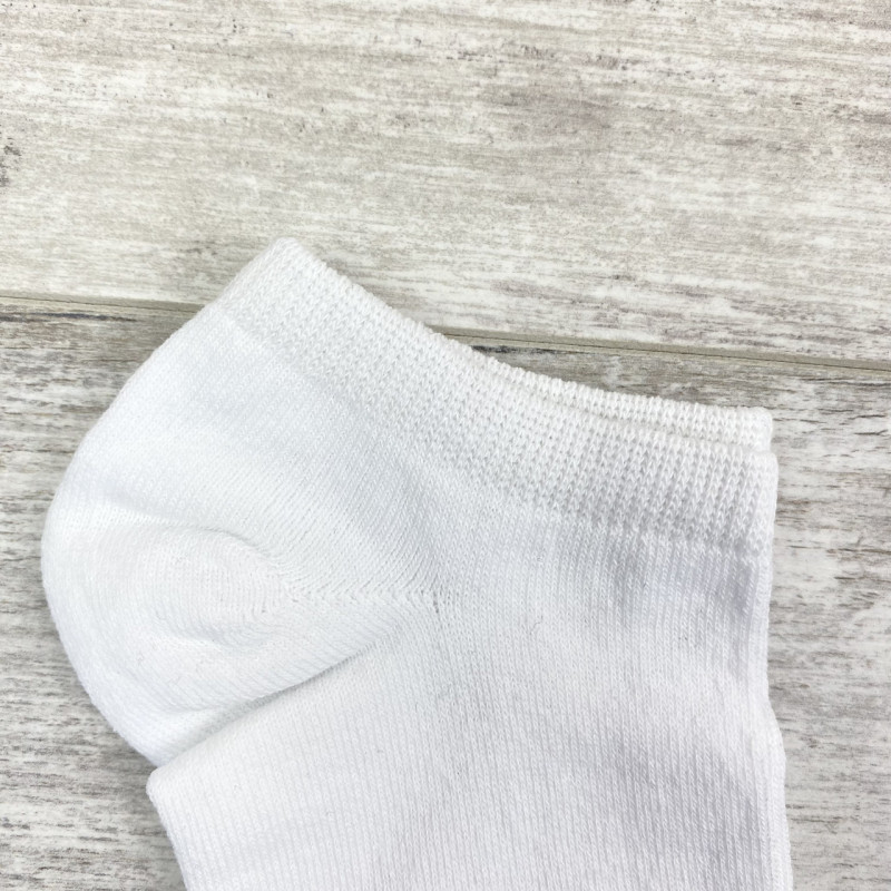 Короткі чоловічі бавовняні білі шкарпетки Krokus (премиум) 39-42