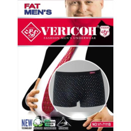 Чоловічі труси боксери батал бавовна + бамбук Vericoh 6XL