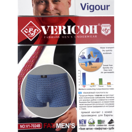 Чоловічі труси-боксери батал бавовна + бамбук Vericoh 6XL