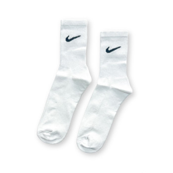 Високі спортивні шкарпетки теніс із махровою стопою білі NK 39-42