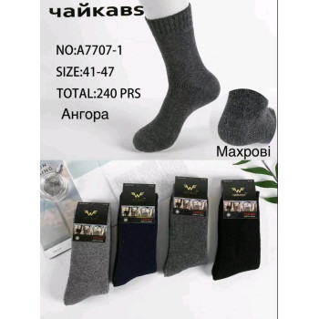 Чоловічі термо шкарпетки вовна лами махрові Чайка