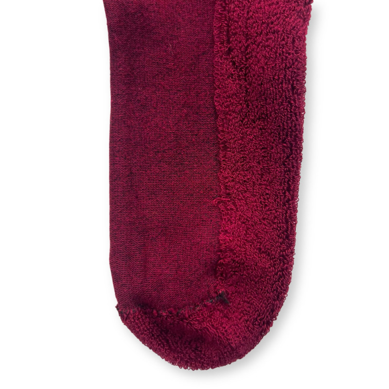 Короткі жіночі термошкарпетки з махровою стопою Super Socks Вишневий