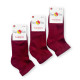 Короткі жіночі термошкарпетки з махровою стопою Super Socks Вишневий