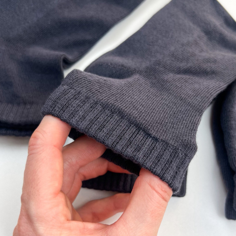 Короткі жіночі термо шкарпетки з махровою стопою Super Socks Темно-сірий