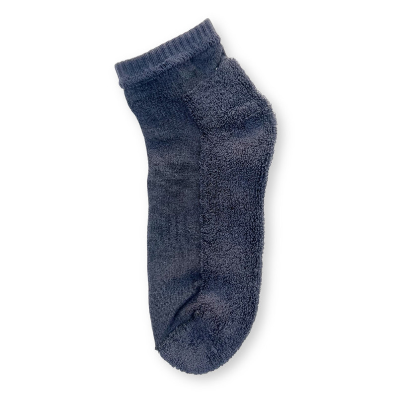 Короткі жіночі термо шкарпетки з махровою стопою Super Socks Темно-сірий