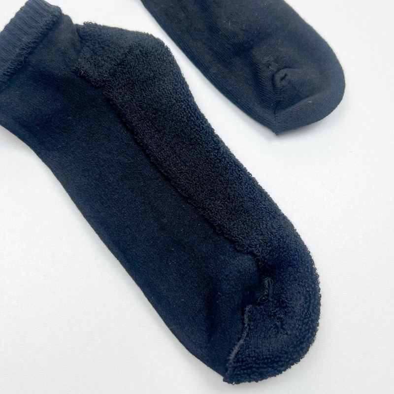 Короткі жіночі термошкарпетки з махровою стопою Super Socks Чорний