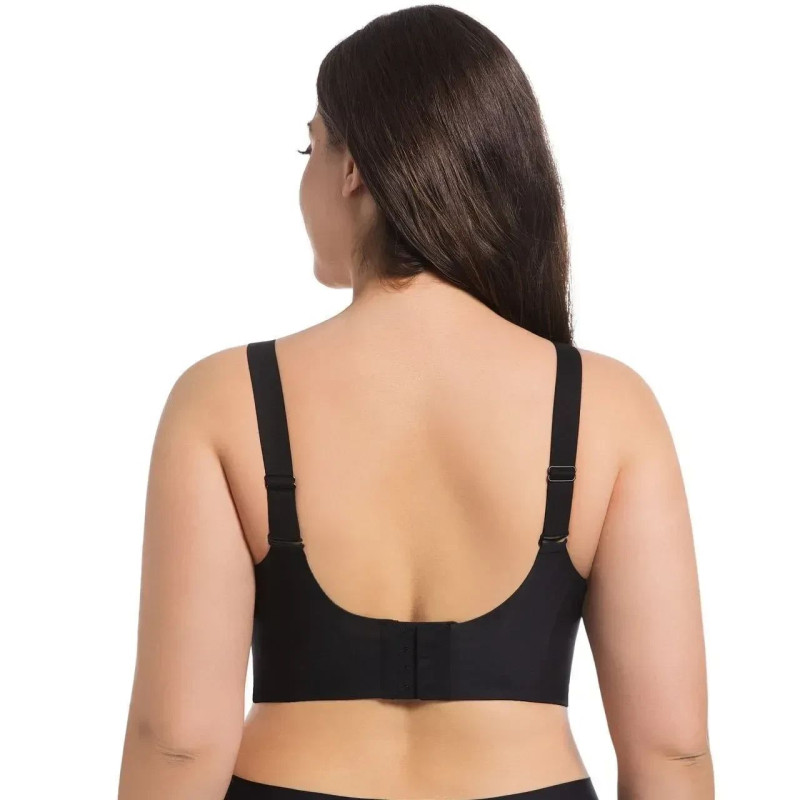 Безшовний бюстгальтер-топ із сіточкою 6XL, Кавовий