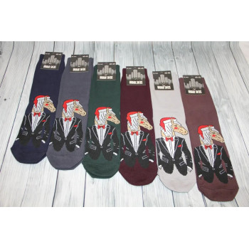 Чоловічі новорічні шкарпетки Рік коня