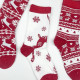 Комплект з 3 пар жіночих новорічних шкарпеток Caolo