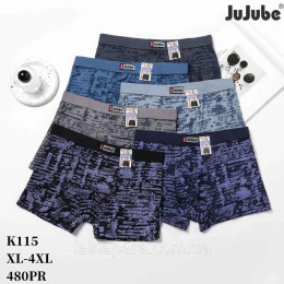 Бавовняні чоловічі труси боксери Jujube 4XL