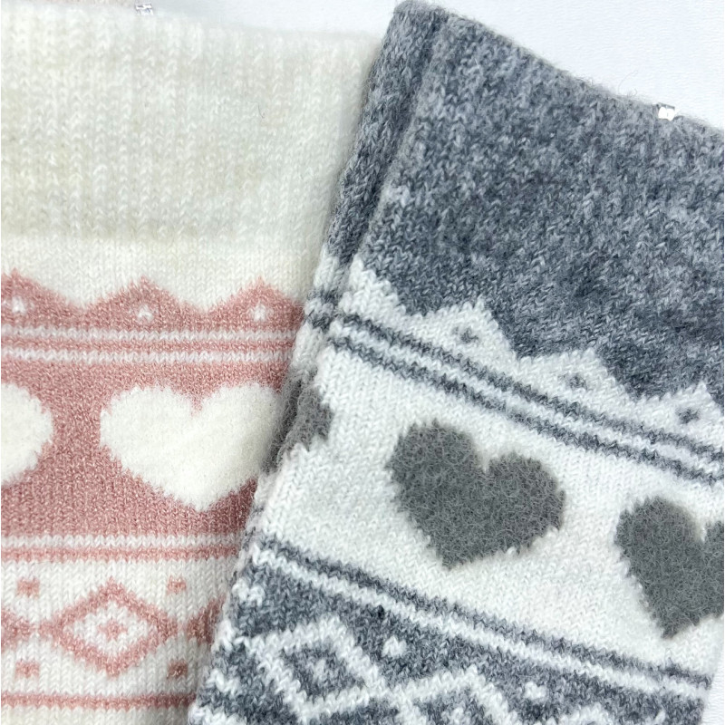 Набір теплих жіночих шкарпеток з меріносової вовни 5 пар в наборі Корона