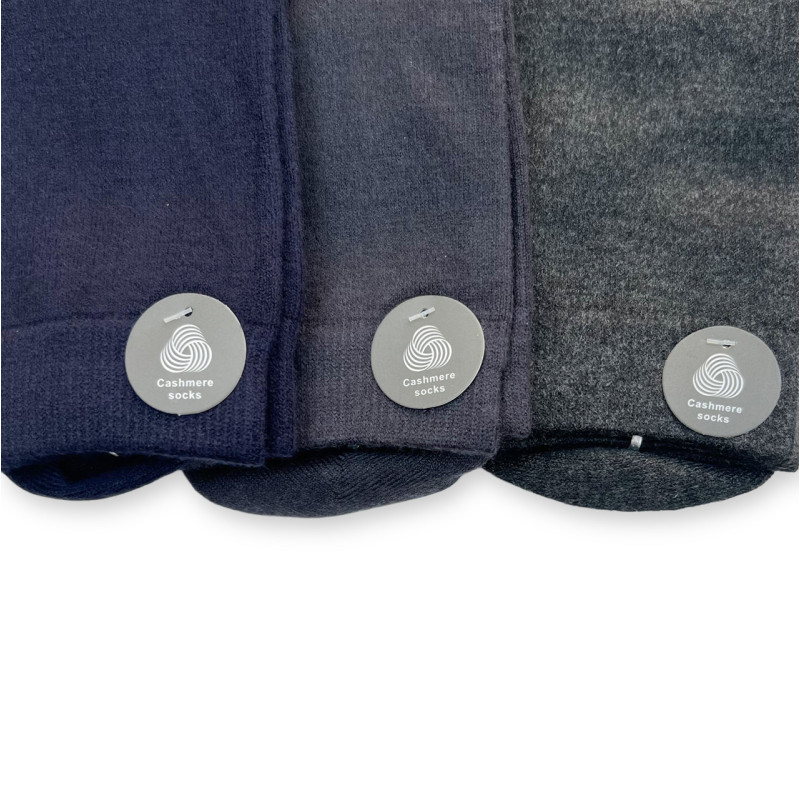 Чоловічі високі кашемірові шкарпетки Золото асорті