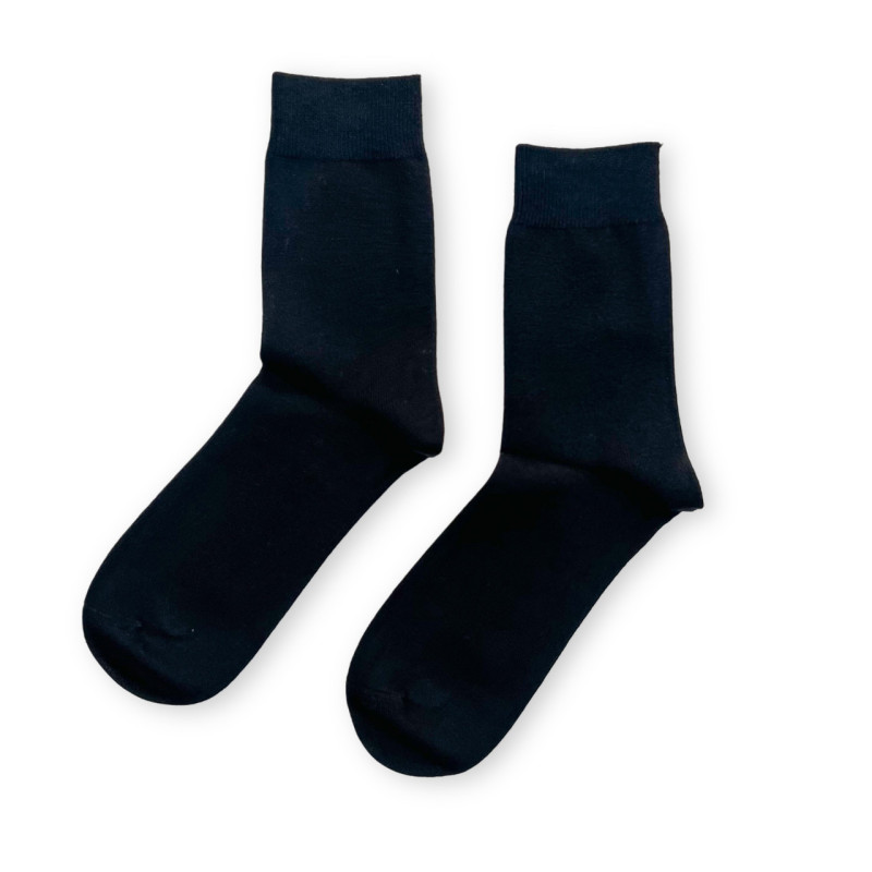 Набір чоловічих кашемірових шкарпеток чорні (5 пар в наборі) Coalo Socks