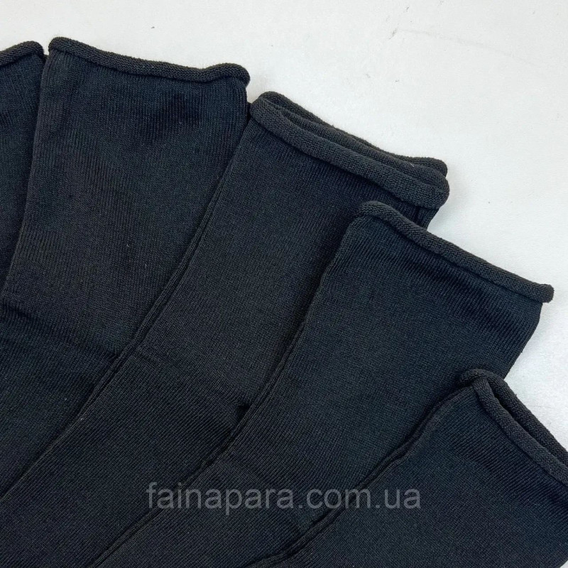 Чоловічі медичні шкарпетки без резинки бавовняні (чорний) Medical Effect (12 пар) 46-48