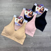 Жіночий топ на широких бретелях Blue Rose 6XL, Чорний