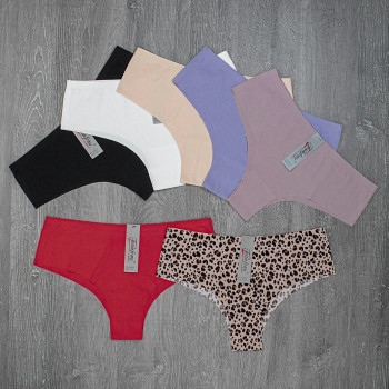 Гладкі безшовні трусики бразиліана Jeanfeny 3XL