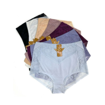 Жіночі труси сліпи з мереживом висока посадка (великі розміри) Lavolle 3XL