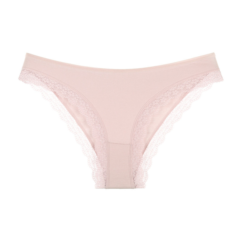 Труси сліпи жіночі однотонні з мереживом Donella XL