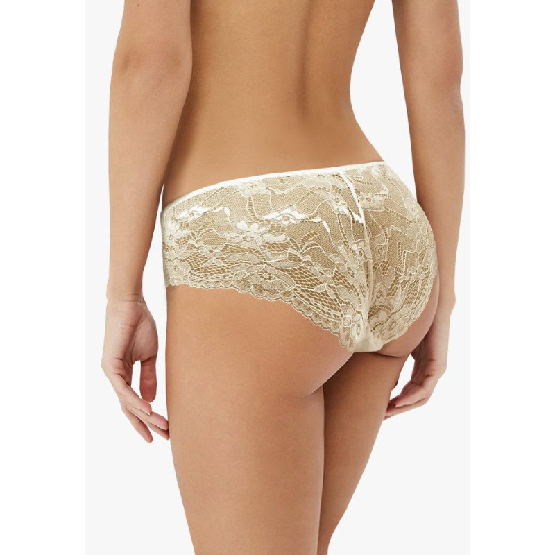 Бавовняні жіночі труси з мереживом ззаду IndenXL