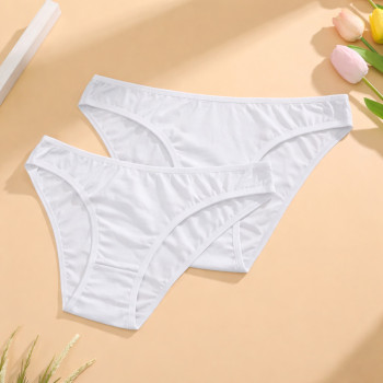 Жіночі бавовняні трусики сліп білого кольору Berrak Турція L
