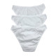 Жіночі бавовняні трусики сліп білого кольору Berrak Турція XL